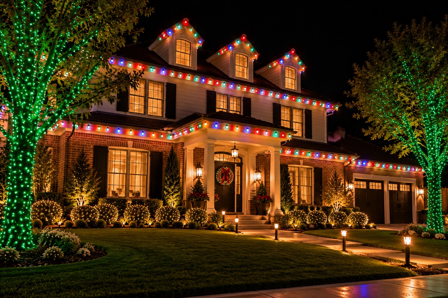 Christmas light installation in Anatolia by Christmas Light Brothers